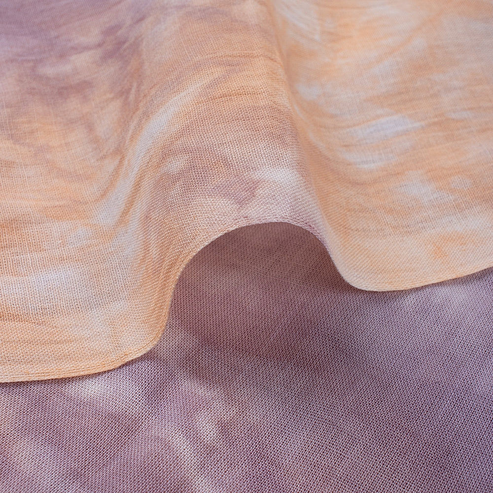 Shibori Tie Dye Multicolor Organic Cotton Textile Fabric