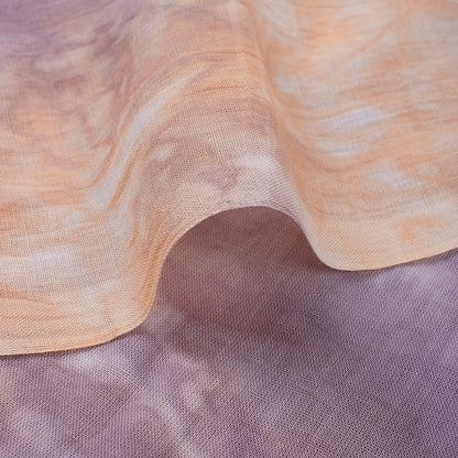 Shibori Tie Dye Multicolor Organic Cotton Textile Fabric