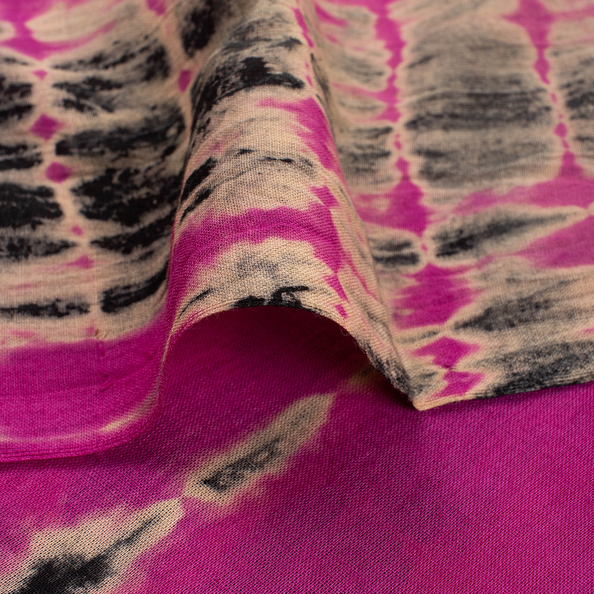 Multicolor Pure Cotton Tie Dye Shibori Fabric for Kurti