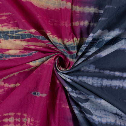 multicolor cotton tie-dye fabric by the yard