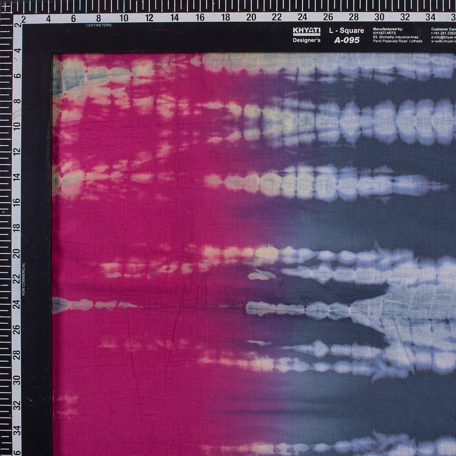 multicolor cotton tie-dye fabric by the yard