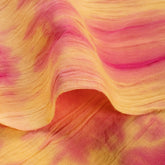 Yellow Organic Cotton Hand Dyed Shibori Fabric