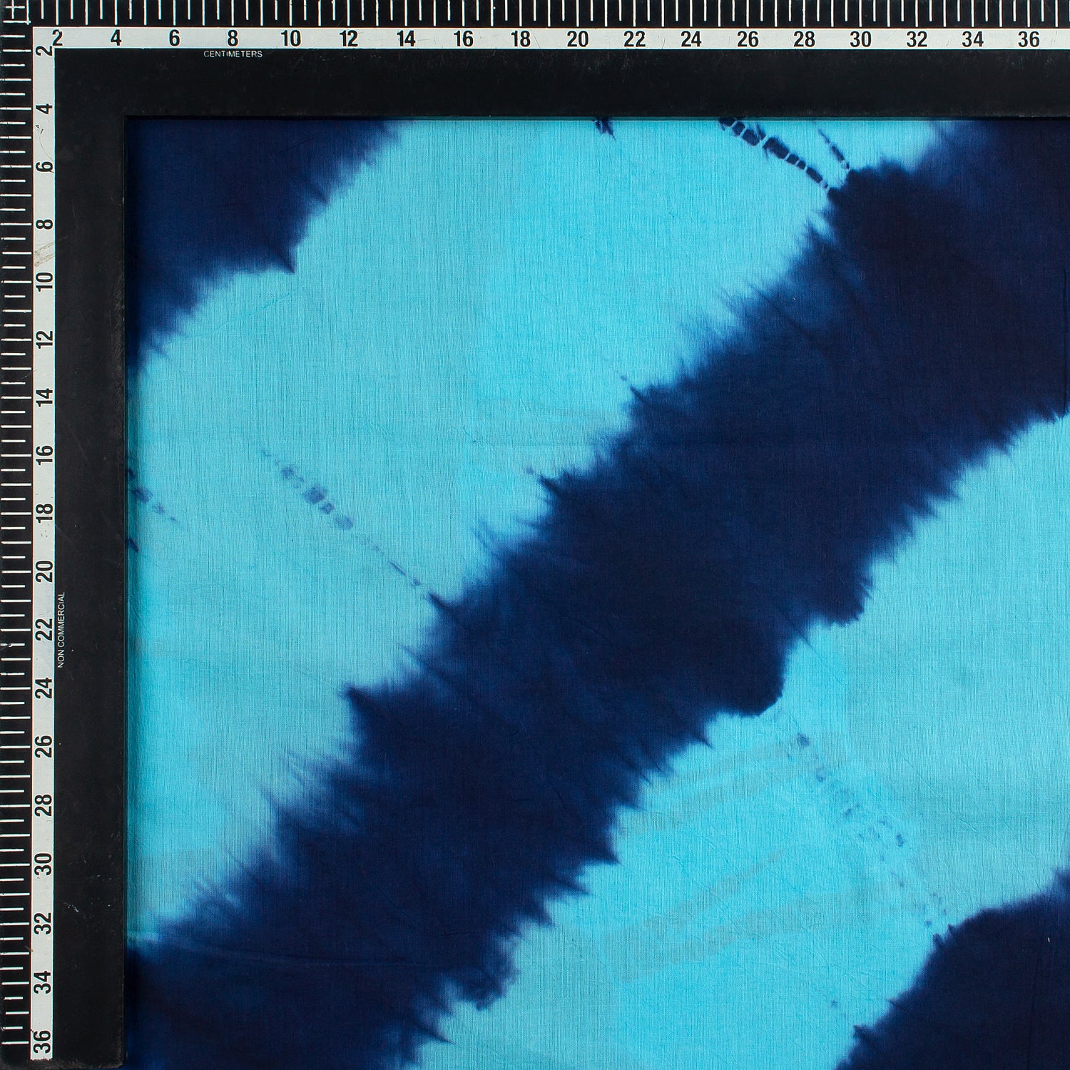 New Blue Stripe Organic Cotton Tie Dye Fabric for Dress