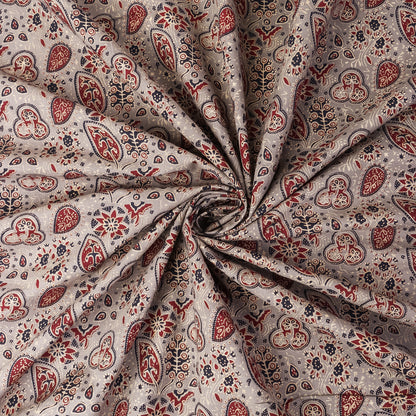 Multicolor Leaf Printed Pure Cotton Ajrakh Fabric online