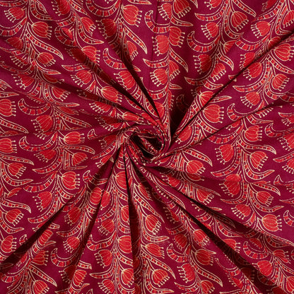 Beautiful Handmade Cotton Ajrakh Dress Fabric