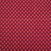 Floral Print Hand Block Ajrakh Fabric Online