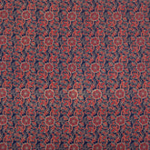 Organic Cotton Hand Block Ajrakh Running Fabric