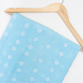 Tie Dye Cotton Fabric With Blue Polka Dot Fabric Online India