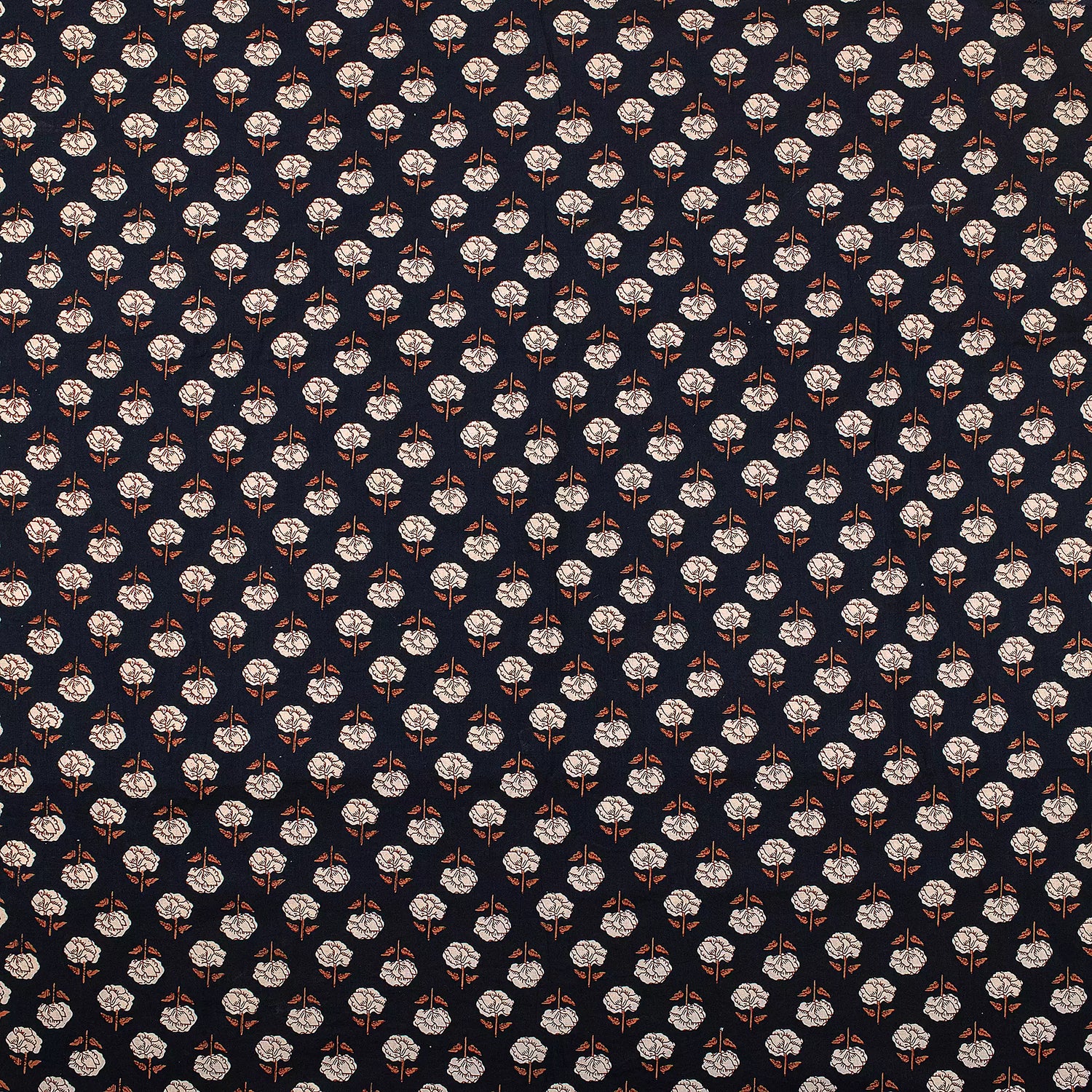 Handmade Bagru Hand Block Printed Cotton Fabric