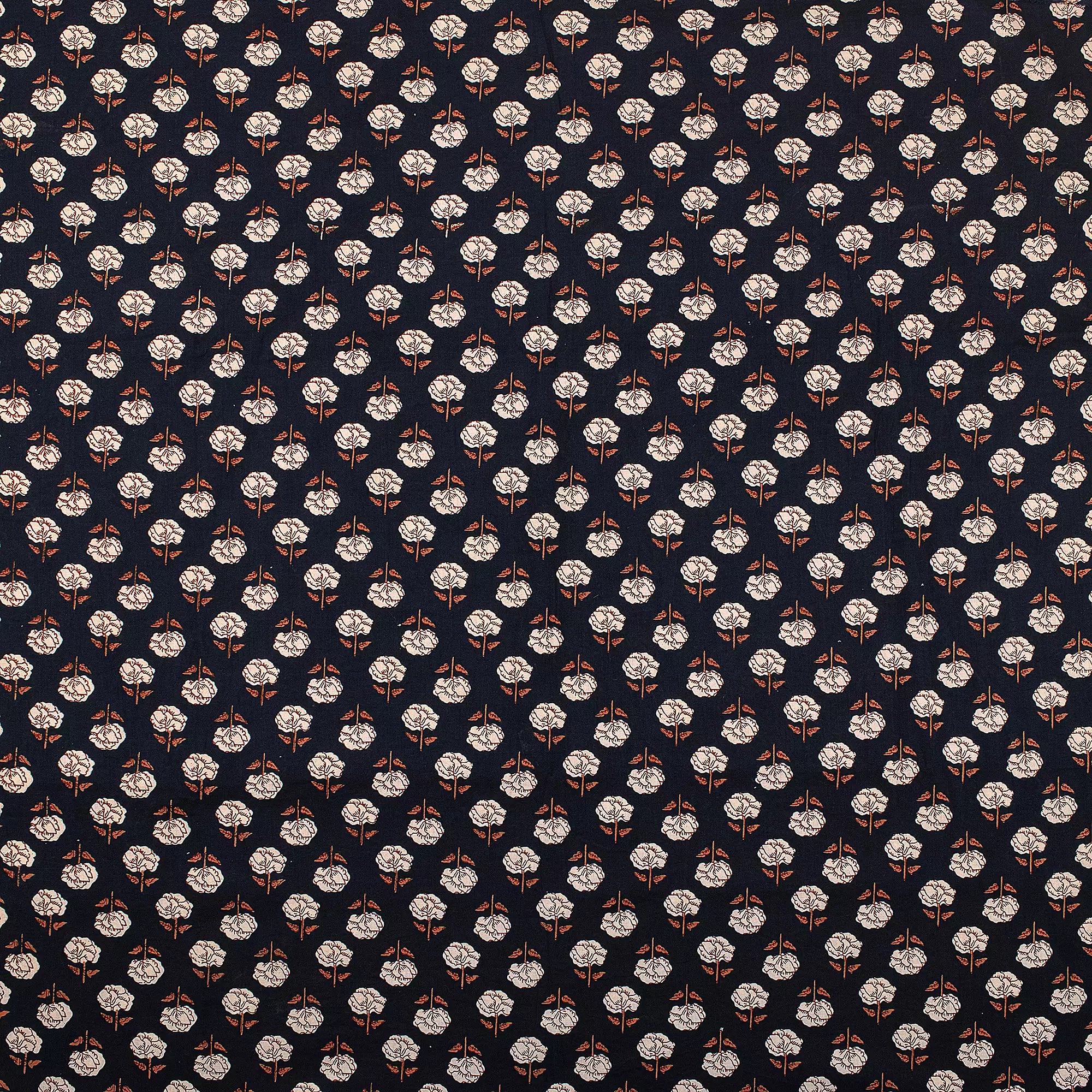 Handmade Bagru Hand Block Printed Cotton Fabric