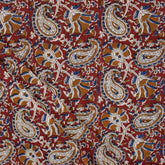 Paisley Cotton Bagru Hand Block Printed Fabric