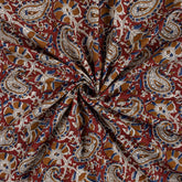 Paisley Cotton Bagru Hand Block Printed Fabric