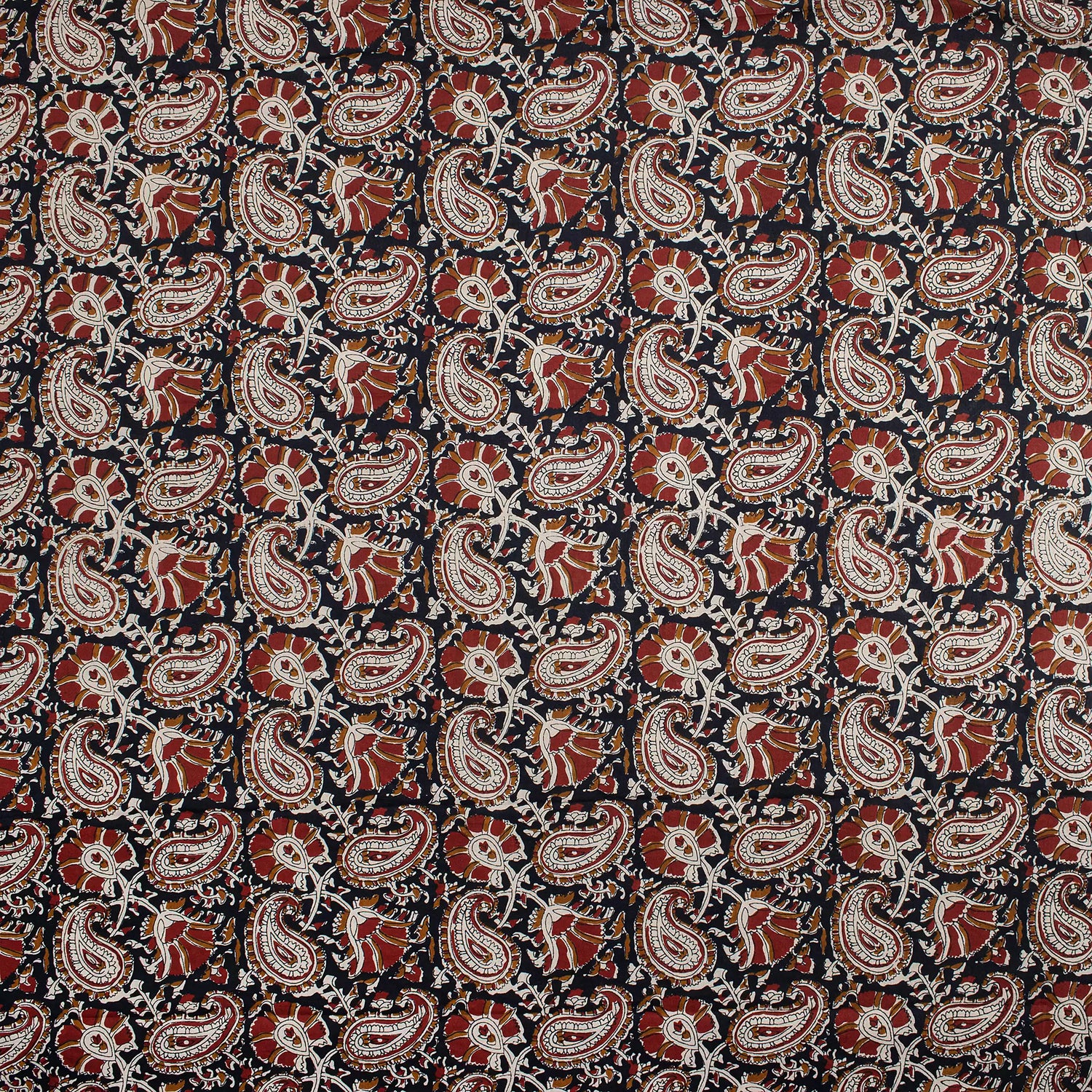 Premium Paisley Bagru Print Fabric