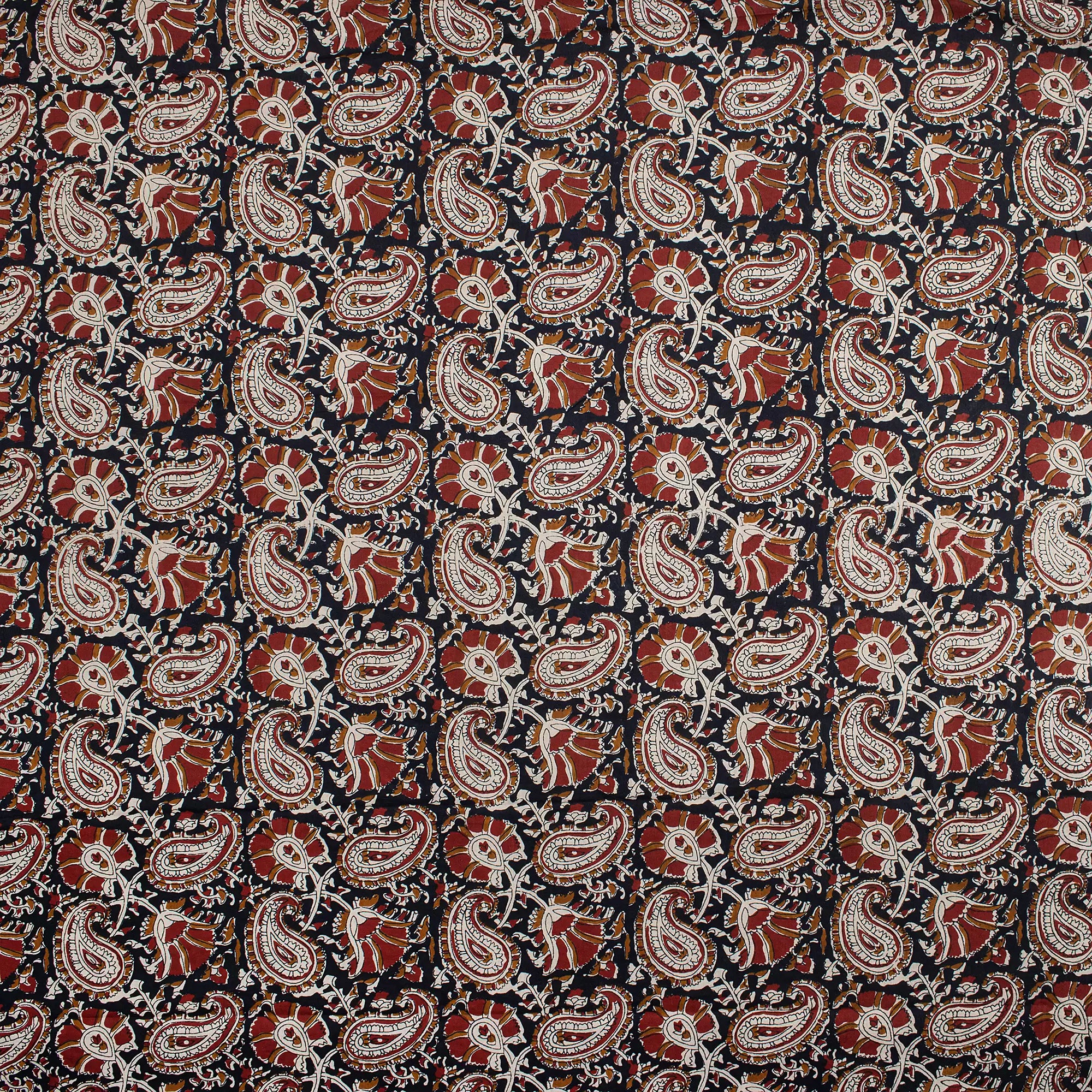 Premium Paisley Bagru Print Fabric