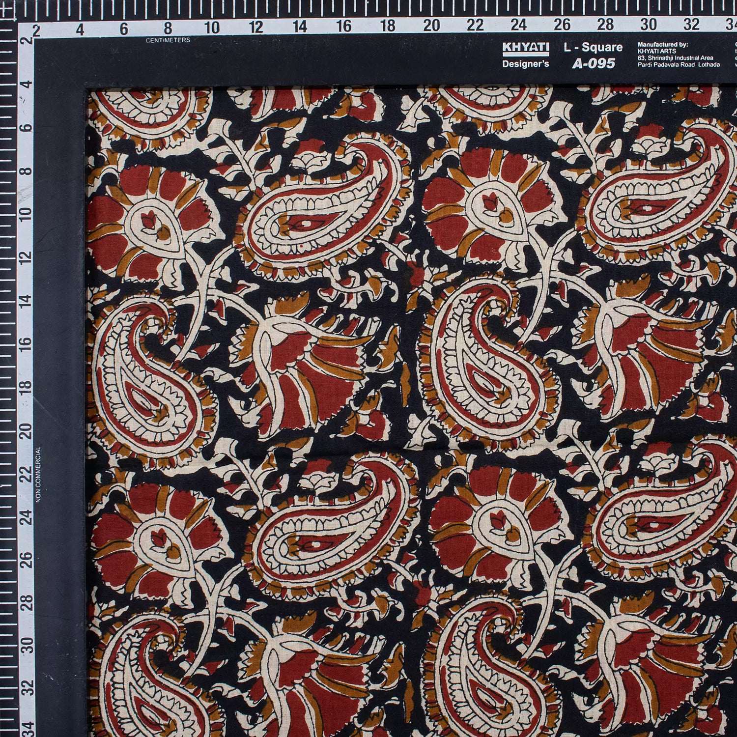 Premium Paisley Bagru Print Fabric