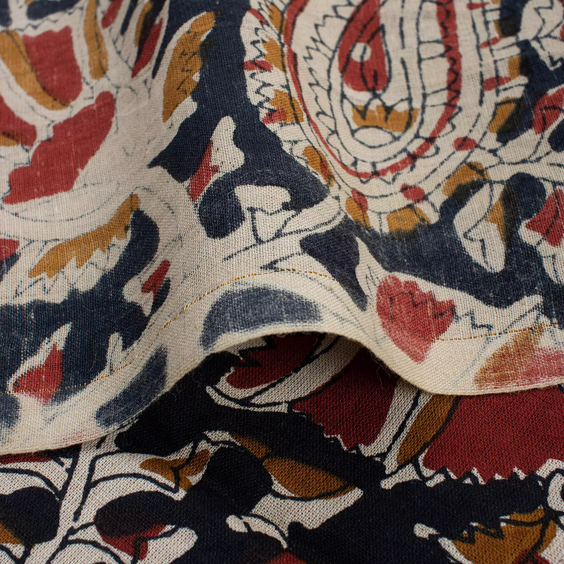 Premium Quality Paisley Bagru Print Fabric