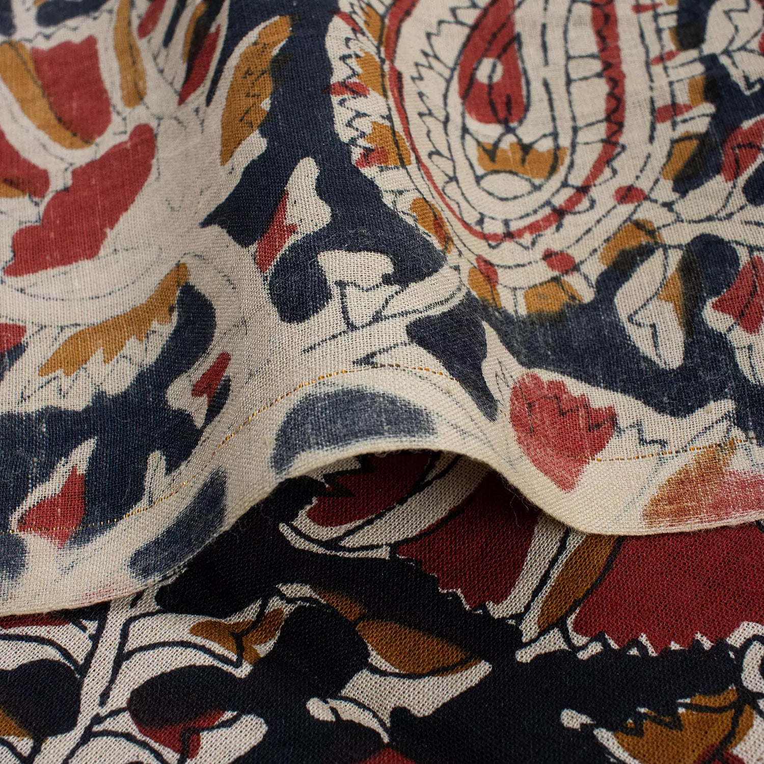 Premium Quality Paisley Bagru Print Fabric