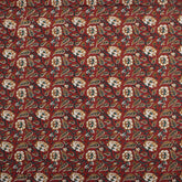 Bagru Hand Block Printed Floral Fabric Online at Dmaasa