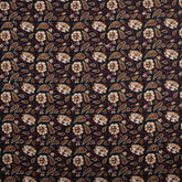 Floral Bagru Hand Block Printed Fabric for Dress