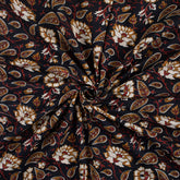 Floral Bagru Hand Block Printed Fabric for Dress