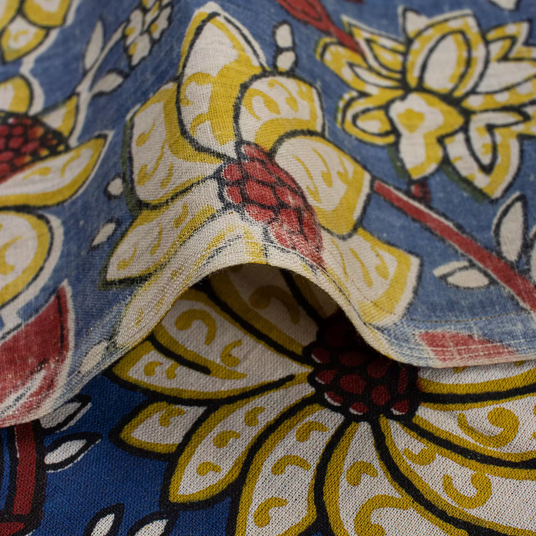 Organic Cotton Bagru Printed Fabric