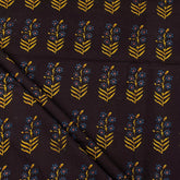 Multi Floral Printed Bagru Cotton Fabric Online