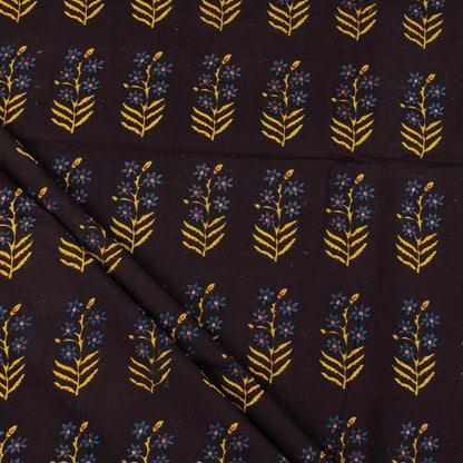 Multi Floral Printed Bagru Cotton Fabric Online