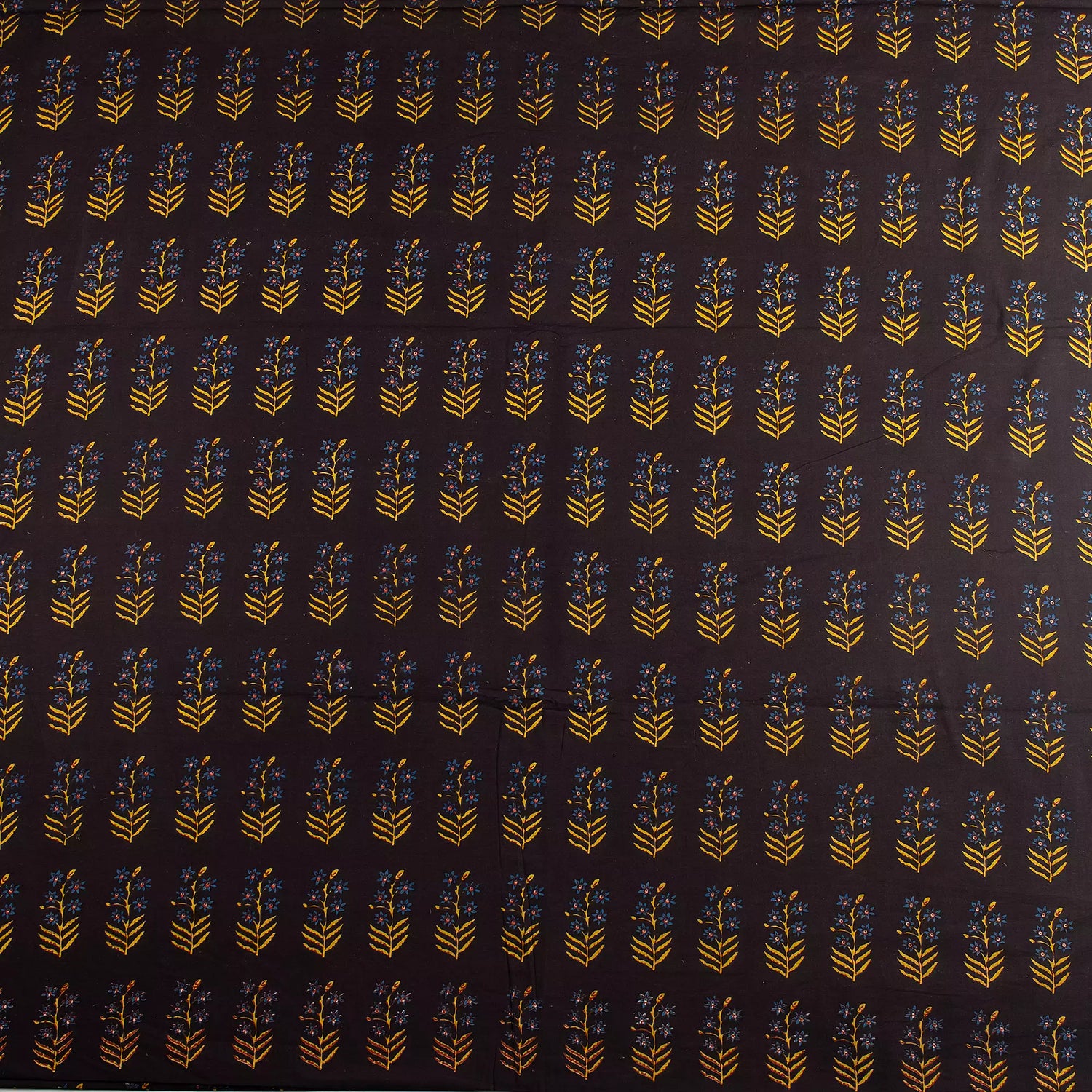 Multi Floral Printed Bagru Cotton Fabric Online