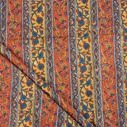 Premium Hand Block Printed Floral Bagru Fabric