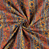 Premium Hand Block Printed Floral Bagru Fabric