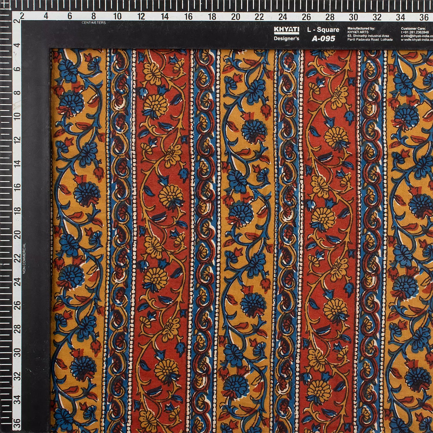 Premium Hand Block Printed Floral Bagru Fabric