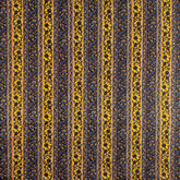 Yellow Stripe Bagru Printed Fabric Online