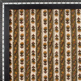 Bagru Stripe Printed Pure Cotton Fabric