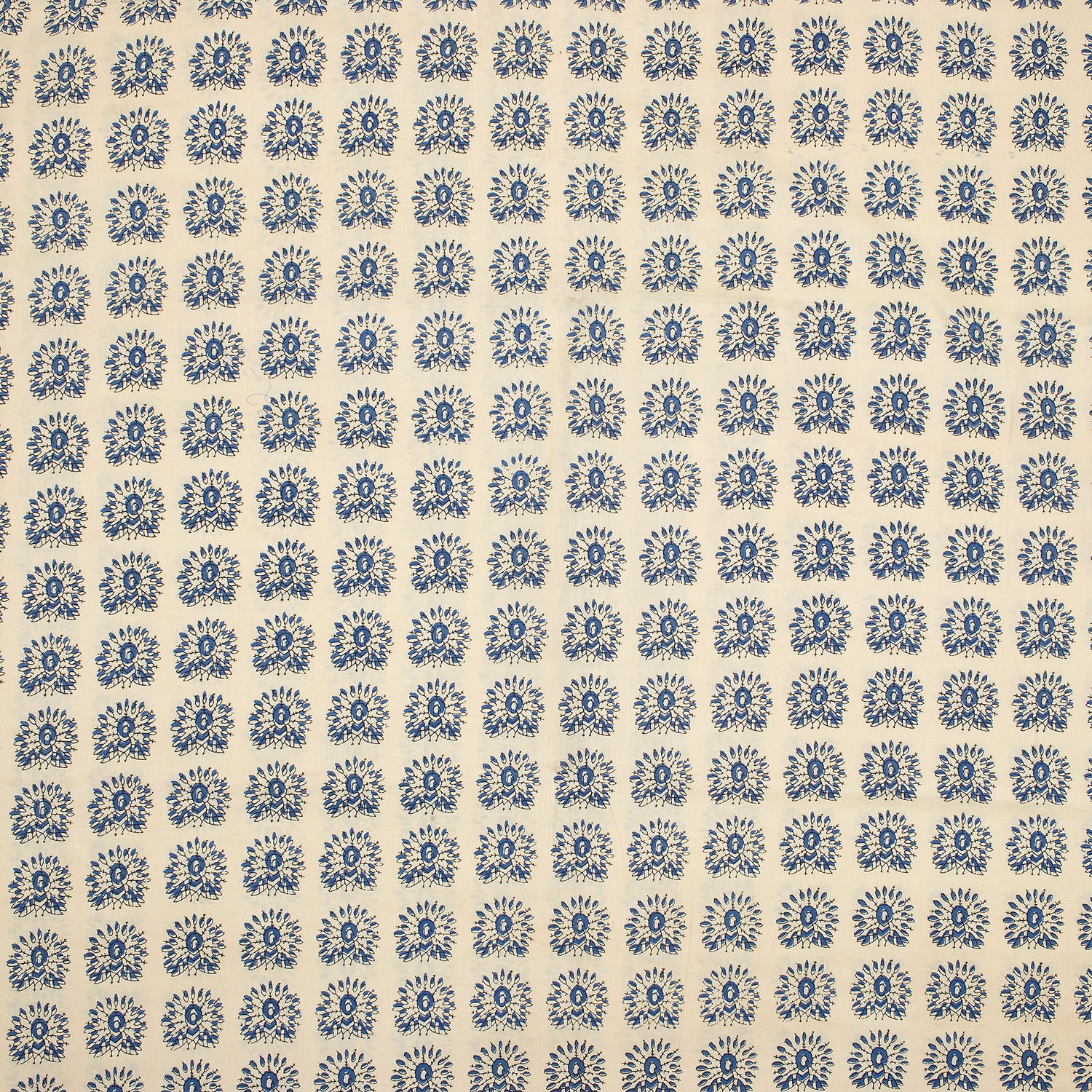 Bagru Peacock Hand Block Print Fabric