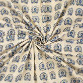 Bagru Peacock Hand Block Print Fabric