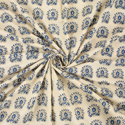Bagru Peacock Hand Block Print Fabric