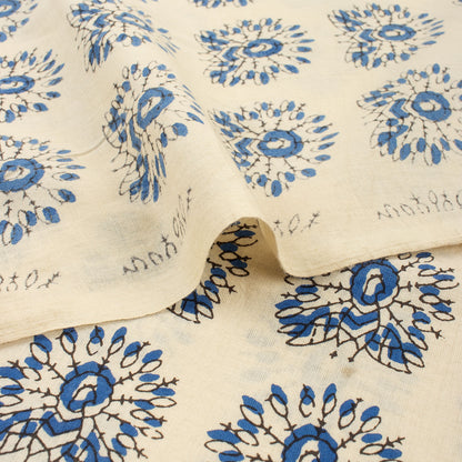 Bagru Peacock Hand Block Print Fabric