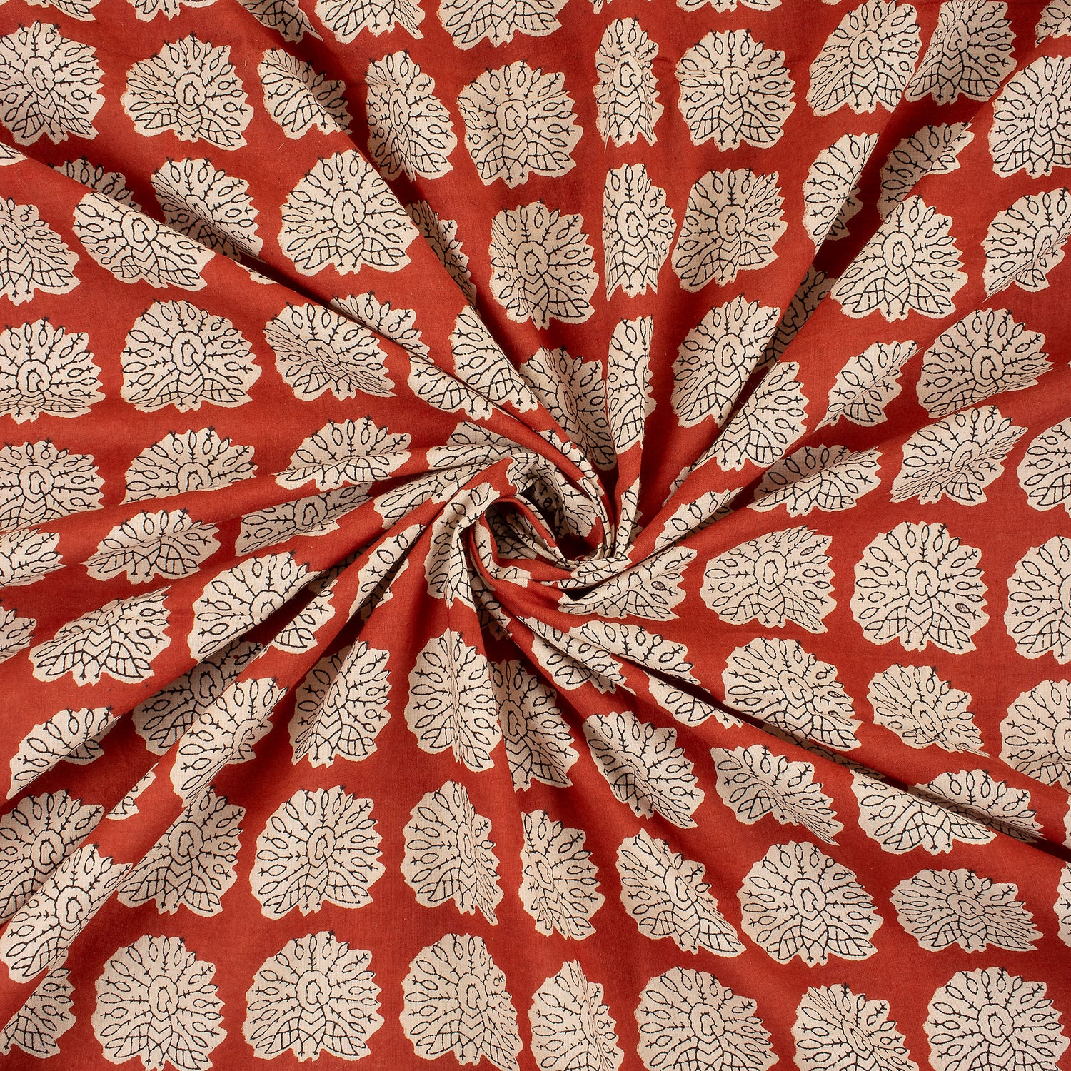 Peacock Jaipur Bagru Hand Block Printed Fabric Online