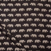 Elephant Hand Block Bagru Printed Fabric
