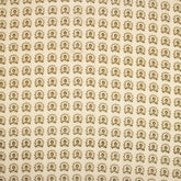 Brown Bagru Hand Block Peacock Printed Fabric