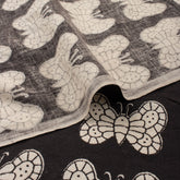 Butterfly Cotton Bagru Hand Block Printed Fabric