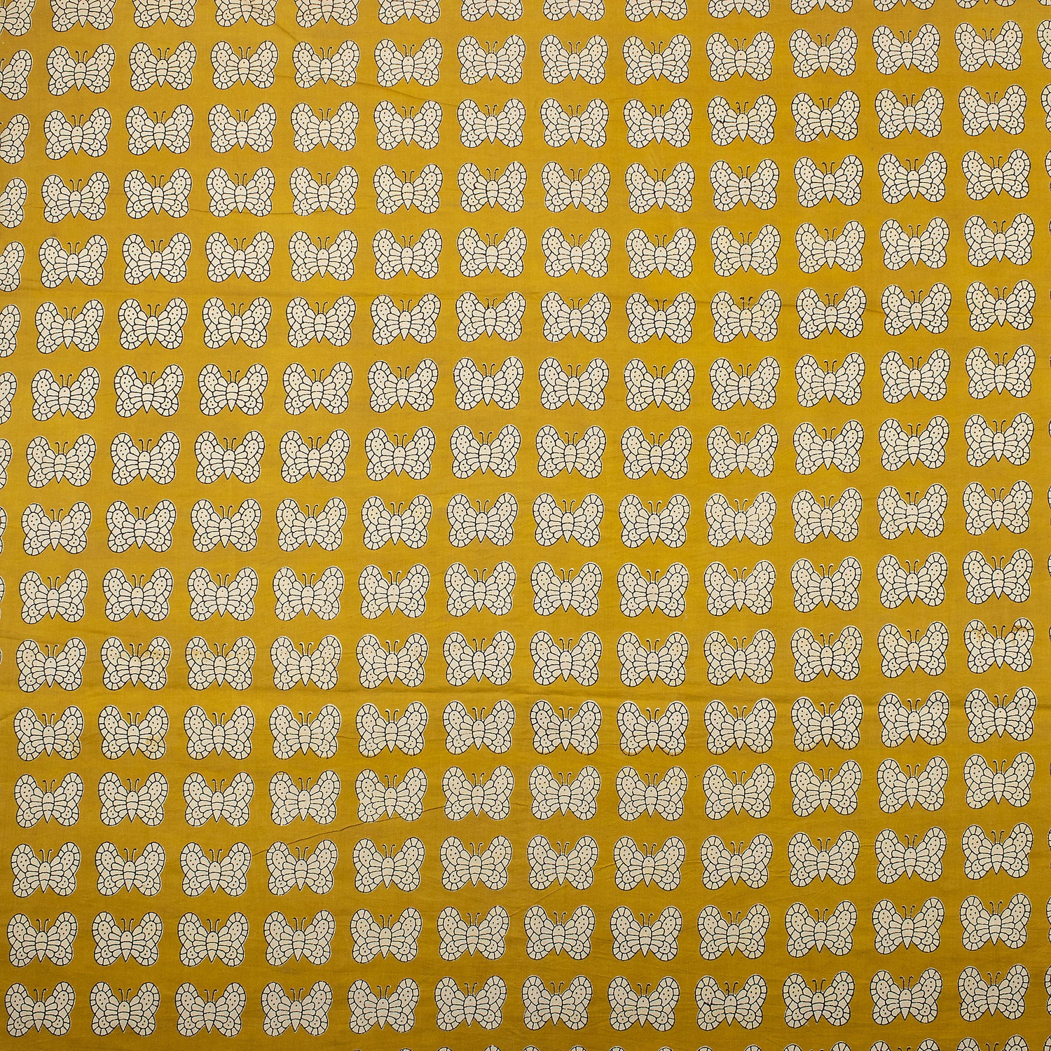 Butterfly Bagru Hand Block Print Fabric Online