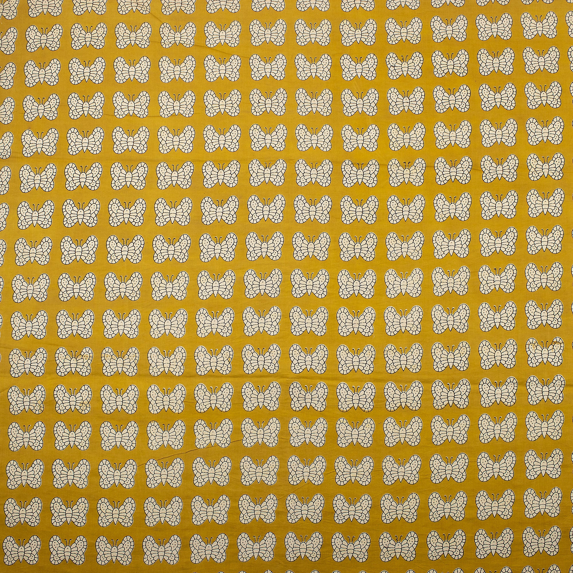 Butterfly Bagru Hand Block Print Fabric Online