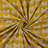 Butterfly Bagru Hand Block Print Fabric Online