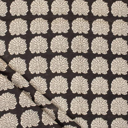 Hand Block Peacock Bagru Print Fabric Online