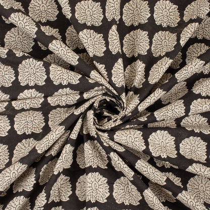 Hand Block Peacock Bagru Print Fabric Online