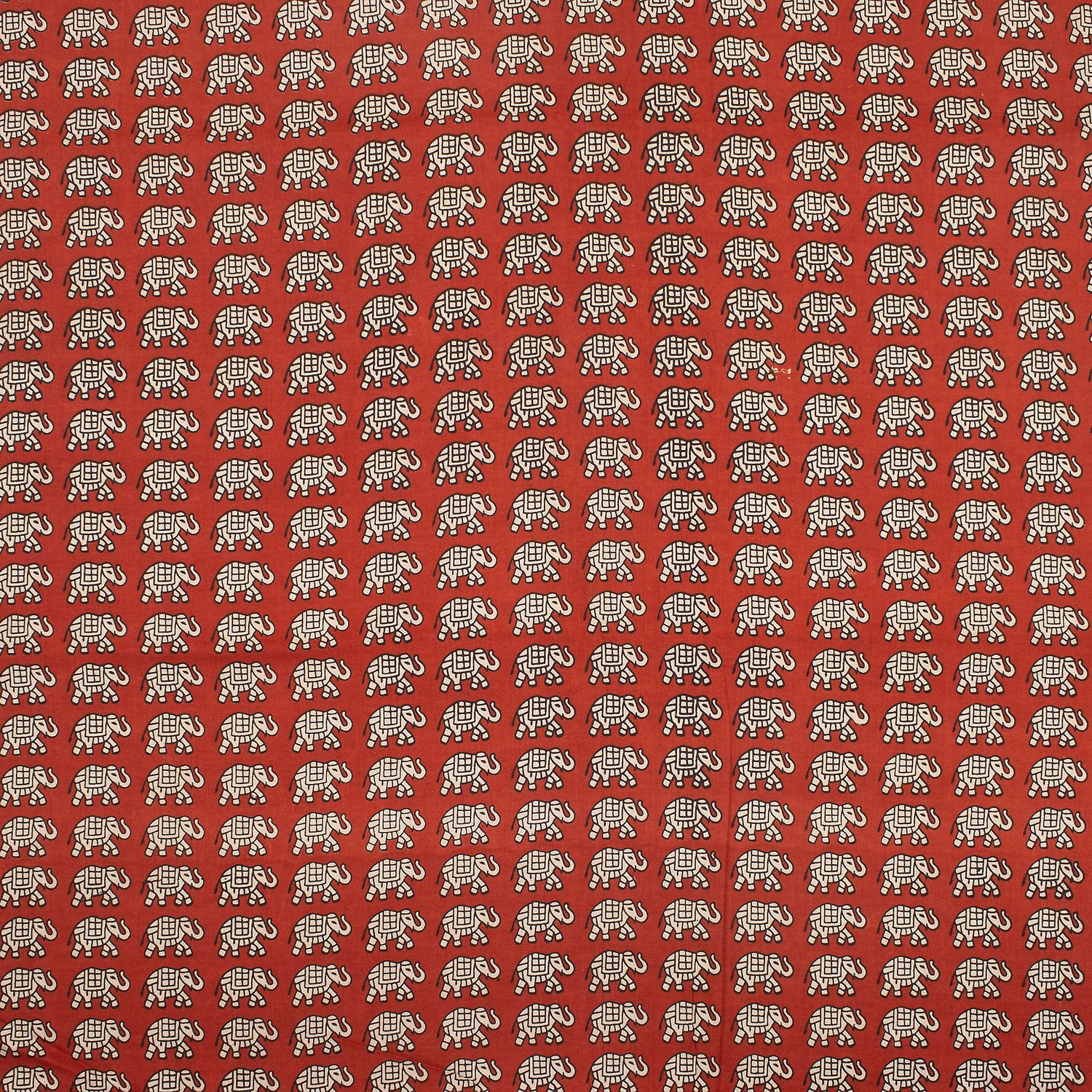 Bagru Animal Hand Block Print Fabric for Clothing