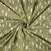 Fish Handmade Organic Cotton Bagru Fabric Online