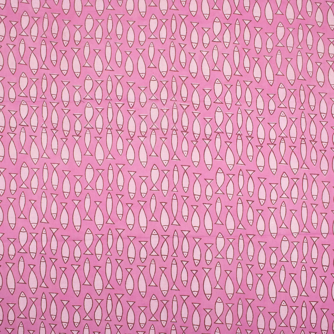 Premium Quality Fish Printed Bagru Fabric
