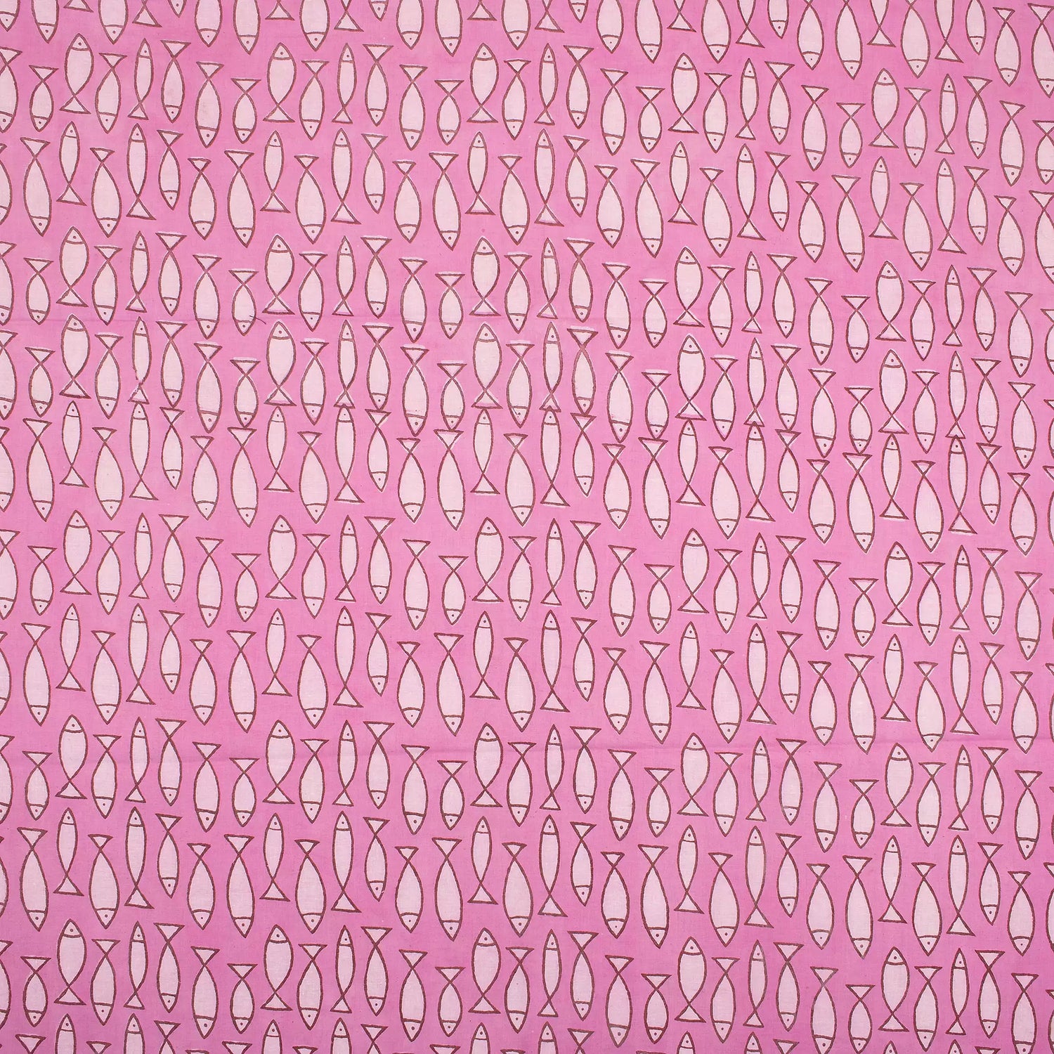 Premium Quality Fish Printed Bagru Fabric